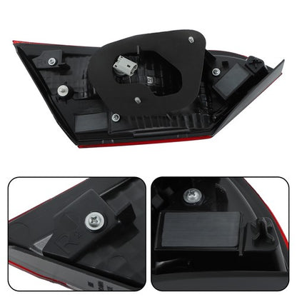 Solid Spare Tail Light For Toyota Camry 2021-2023 Inner Clear Lens Halogen Type Passenger/RH