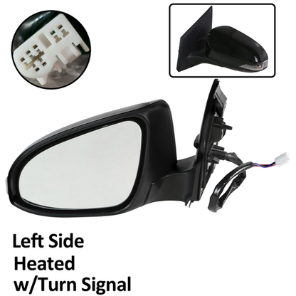 Mirror Power Heated w/Turn Signal Left Driver Side For Toyota Corolla 2014-2019