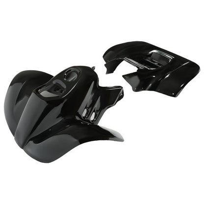 Solid Spare FOR 1993 - 2005 HONDA TRX90 BLACK ABS PLASTIC FRONT & REAR FENDERS SET