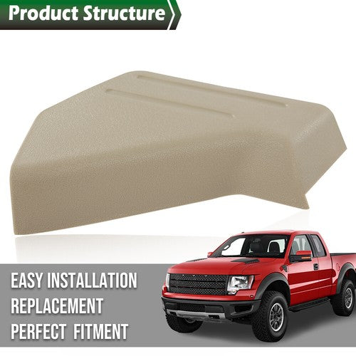 Solid Spare Fit For 2009-2014 Ford F-150 Front Beige Left Side Driver Seat Trim Cover Panel
