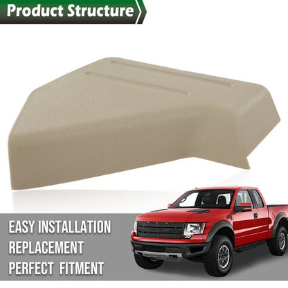 Solid Spare Fit For 2009-2014 Ford F-150 Front Beige Left Side Driver Seat Trim Cover Panel