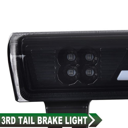Solid Spare Fit For 00-06 Suburban Tahoe Yukon Smoke/Black LED Third Brake Light Cargo Lamp