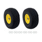 Solid Spare 15x6.00-6 Lawn Mower and Dump Cart Wheel - 3/4 Inch Axle, 3.25 Inch Hub