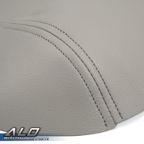 Solid Spare Fit For 2009-2015 Honda Pilot Center Console Lid Armrest Cover Leather Gray