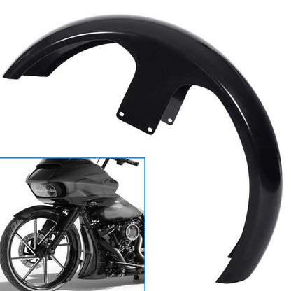 Solid Spare Painted 26" Wheel Wrap Front Fender For Harley Touring Street Glide Bagger