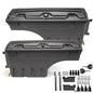 Solid Spare Truck Bed Storage Box Tool Box Left+Right Fit For 02-18 Dodge Ram 1500 2500 3500