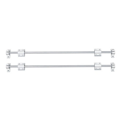 Solid Spare 8mm × 500mm 2Pcs Linear Motion Rail Shaft w/ 4 SCS8UU Bearing & SK8 Rail Support