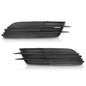 Solid Spare Fit For 12-15 Audi A6/A6 Quattro Front Bumper Insert Fog Light Cover Left+Right