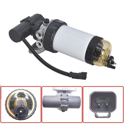 Solid Spare Fuel Filter Assembly For JCB DIESELMAX 444 CAT 422E 428D 428E 432D 248B 287B
