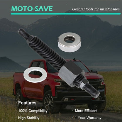 Solid Spare Black Harmonic Balancer Installation Steel Tool Fit For Small Block Chevy