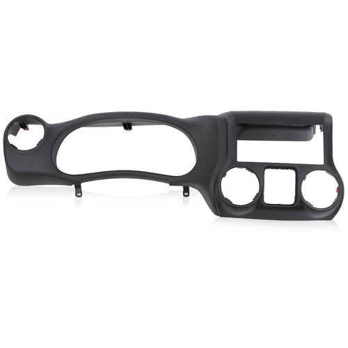 Solid Spare Fit For 2011-2014 Jeep Wrangler Dash Instrumen Cluster Radio Bezel Trim Cover