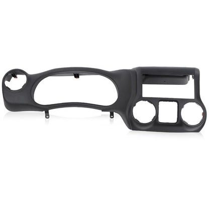 Solid Spare Fit For 2011-2014 Jeep Wrangler Dash Instrumen Cluster Radio Bezel Trim Cover