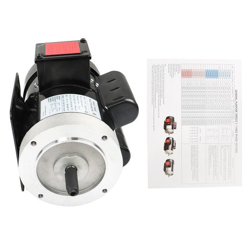 Solid Spare 2HP 115/230V General Purpose Motor 3450RPM Electric Motor 56C Single Phase New