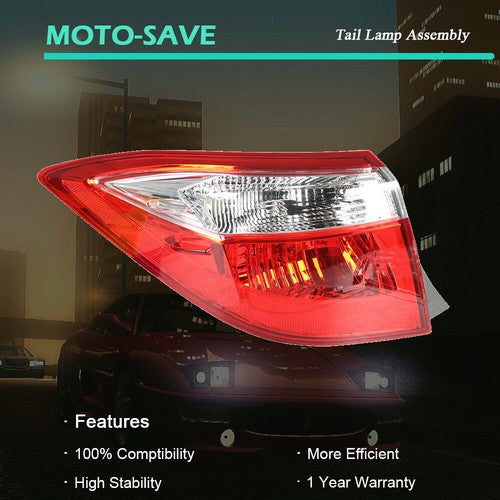 Solid Spare Taillights For Toyota Corolla 2014-2016 Tail Light Replacement Lamps Single Left