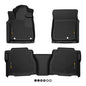 Solid Spare TPE Floor Mats Liners Fit For 07-11 Toyota Tundra Double Cab/CrewMax All-Weather