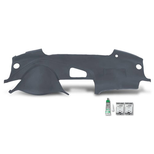Solid Spare TPE Dash Cover Cap Dashboard Overlay Light Gray Fit For 2004-2008 Acura TL Sedan