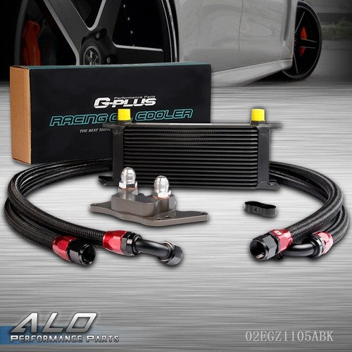 Solid Spare Fit For 2006-2012 BMW Mini Cooper S Turbo R56 16 Row AN10 Engine Oil Cooler Kit
