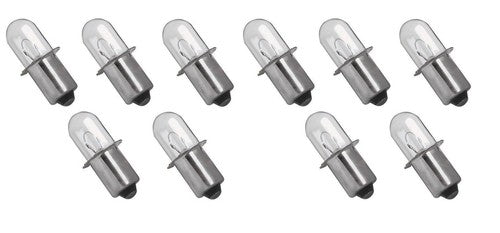 Solid Spare (10) 18V Bulbs for Milwaukee Ryobi Ridgid Skill Hilti Draper Craftsman KPR