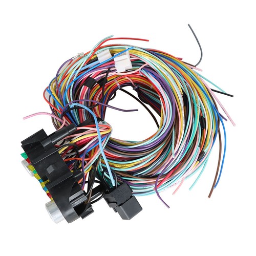 Solid Spare For Chevy Ford Hotrods 21 Circuit Wiring Harness Universal X-long Wires 12V