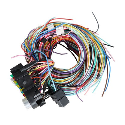 Solid Spare For Chevy Ford Hotrods 21 Circuit Wiring Harness Universal X-long Wires 12V