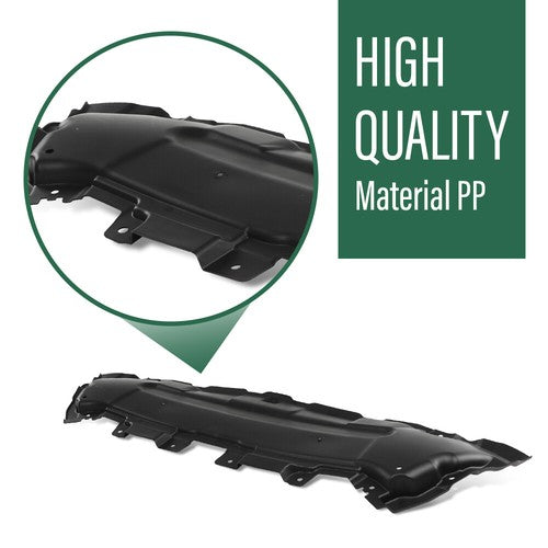 Solid Spare Fit For 16-22 Mercedes-Benz GLC300 GLC43 AMG Engine Splash Shield Under Cover
