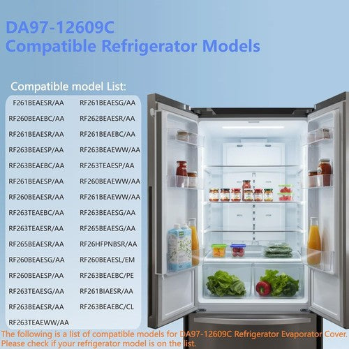 DA97-12609C for Samsung Refrigerator Evaporator Cover Fan Motor and Thermistor