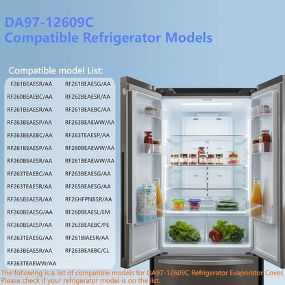 DA97-12609C for Samsung Refrigerator Evaporator Cover Fan Motor and Thermistor