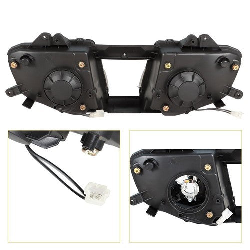 Solid Spare Front Headlight Headlamp Fit For Yamaha 2003 2004 2005 YZF R6 & 2006-2009 R6S