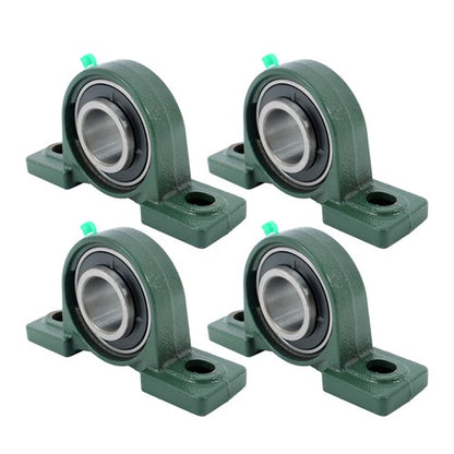 Solid Spare 4 Pcs UCP208-24 Pillow Block Bearing Solid Base 1-1/2" Bore Self-Aligning