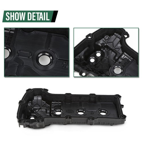 Solid Spare Engine Valve Cover w/ Gasket Fit For Ford Explorer F-150 Taurus 3.5L 3.7L DOHC