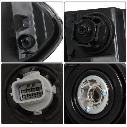 Solid Spare Left&Right Side Headlights W/LED DRL For Honda Accord 2018-2019 20 Halogen Clear