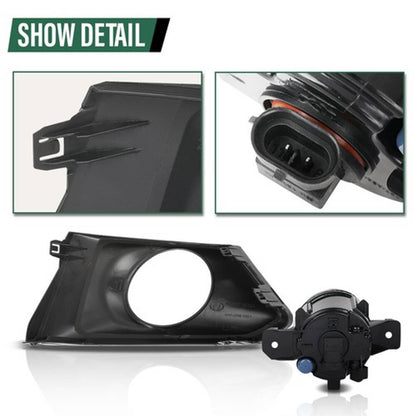 Solid Spare Fog Lights Driving Lamps w/ Wiring Fit For 2019-2022 Nissan Altima Left+Right