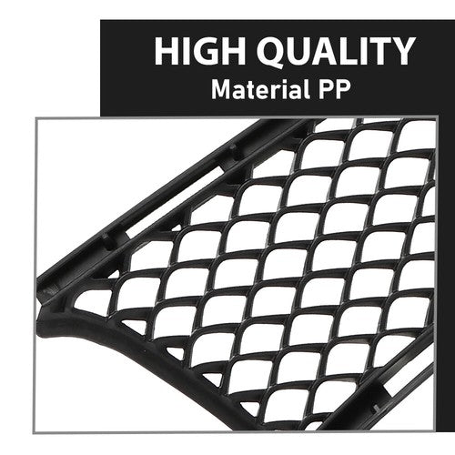 Solid Spare Front Bumper Center Mesh Grille Fit For 17-20 Mercedes-Benz E300 E350 E400 E450