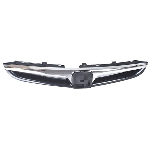 Solid Spare Plastic Black Chrome Front Fit For Honda Accord Sedan 2006-2007 Bumper Grille