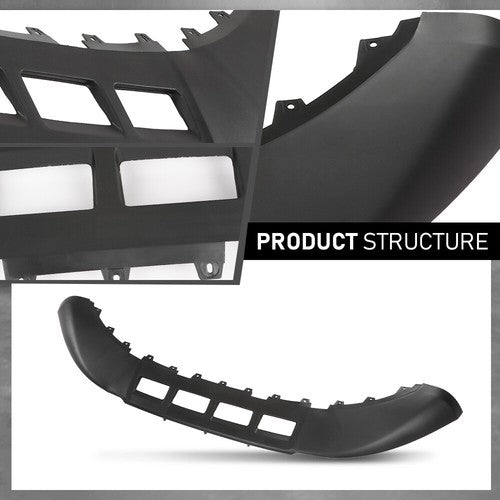 Solid Spare Fit For 2009 2010 2011 2012 Audi Q5 Front Bumper Lower Spoiler Valance AU1094102