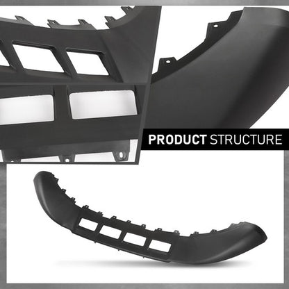 Solid Spare Fit For 2009 2010 2011 2012 Audi Q5 Front Bumper Lower Spoiler Valance AU1094102