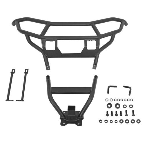 Solid Spare Steel Heavy Duty Rear Bumper For Polaris RZR XP 1000 EPS 4WD XP 4 1000 2014-2023