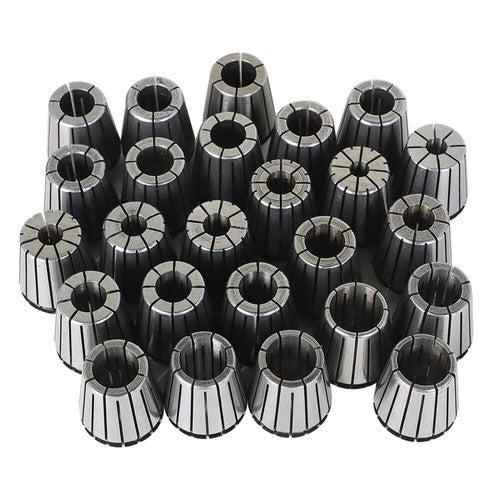 Solid Spare 25 Pcs Collet Set ER32 Collet Chuck 1/16 inch-3/4 inch Holder Spring Collet New