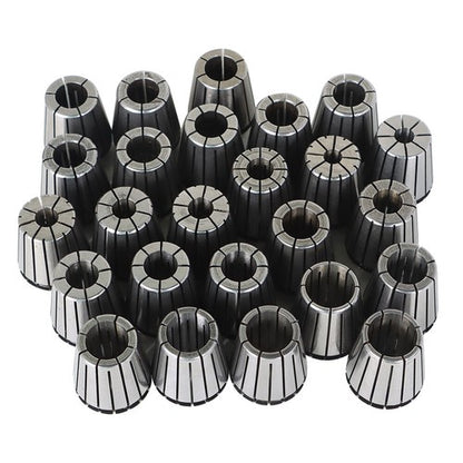 Solid Spare 25 Pcs Collet Set ER32 Collet Chuck 1/16 inch-3/4 inch Holder Spring Collet New