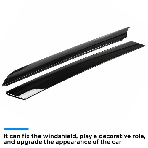 Solid Spare Windshield Pillar Trim For 10-13 KIA Soul Exterior Molding Garnish Right & Left