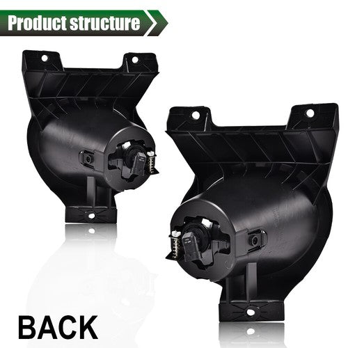 Solid Spare Fit For 11-14 Ford F-150 2Pcs Bumper Fog Lights Driving Lamps w/Switch/Bracket