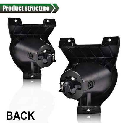 Solid Spare Fit For 11-14 Ford F-150 2Pcs Bumper Fog Lights Driving Lamps w/Switch/Bracket