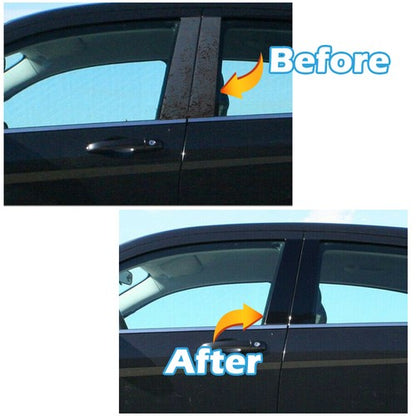 Solid Spare Fit For 97-03 Ford F150 Supercrew/Crew/Harley 4pcs Door B Pillar Appliques