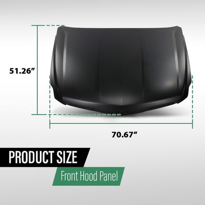 Solid Spare Hood Fit For 2015-2020 Cadillac Escalade Aluminum GM1230440 84099793