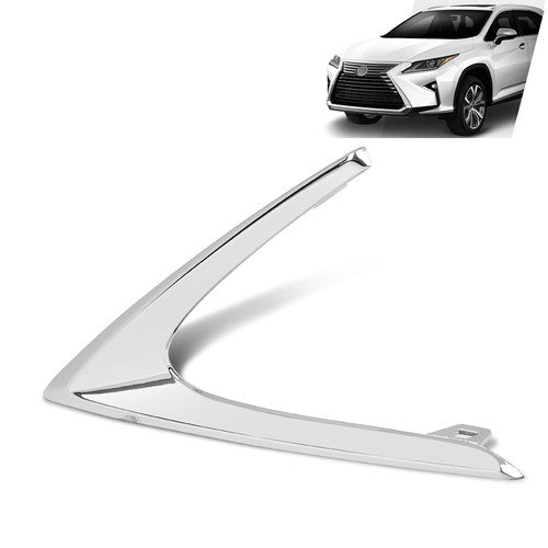 Solid Spare Front Left Fog Light Trim Fit For 16-19 Lexus RX350 RX450h 18-19 RX350L RX450hL