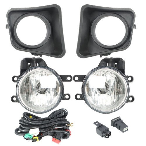 Solid Spare Pair Passenger+Driver For Toyota Tundra 14-20 4.6L 5.7L Fog Lights+Cover+wiring