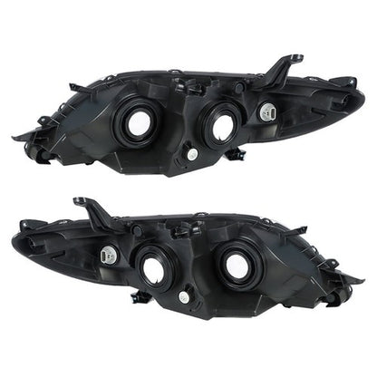 Solid Spare Fit For 2011 2012 2013 Toyota Sienna Headlight Pair Lamps Set LH&RH Replacement