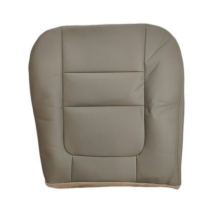 For 2001 Ford F250 F350 Front Left Driver Bottom & Top Leather Seat Cover Tan