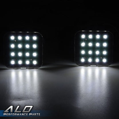 Solid Spare Fit For 2009-2012 Honda Fit/Jazz Smoked Lens Rear Trunk Door High Power LED Lamp