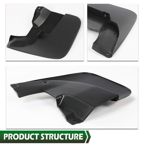 Solid Spare Fit For 07-13 Toyota Tundra Mud Flaps Splash Guards Front & Rear 4Pcs